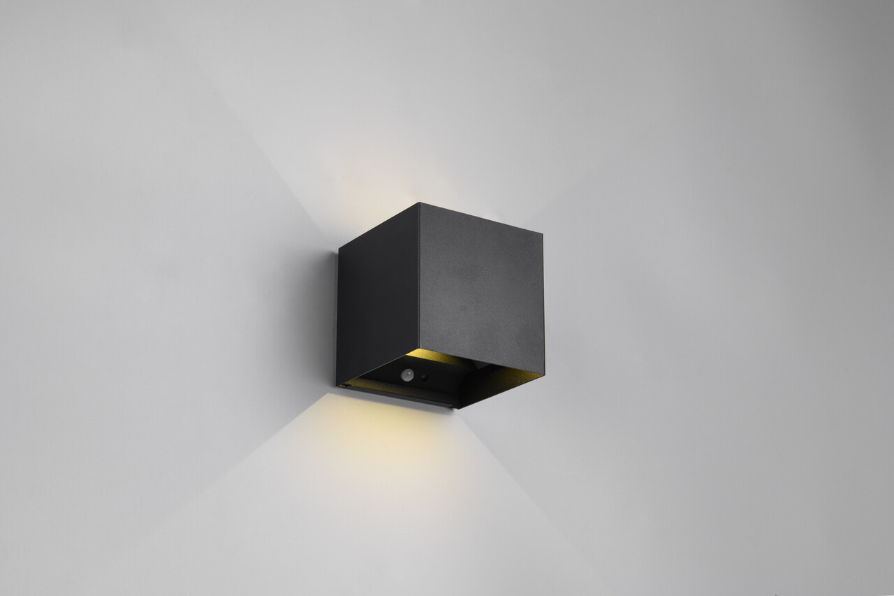Aplica de perete pentru exterior Talent, RL, 10x10x10.5 cm, 0.5W, 2x SMD, metal, negru mat - imagine 7